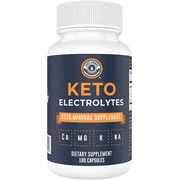 Left Coast Performance Keto Electrolyte Dietary Supplements for Keto Diet and Hydration Support, 180 Count