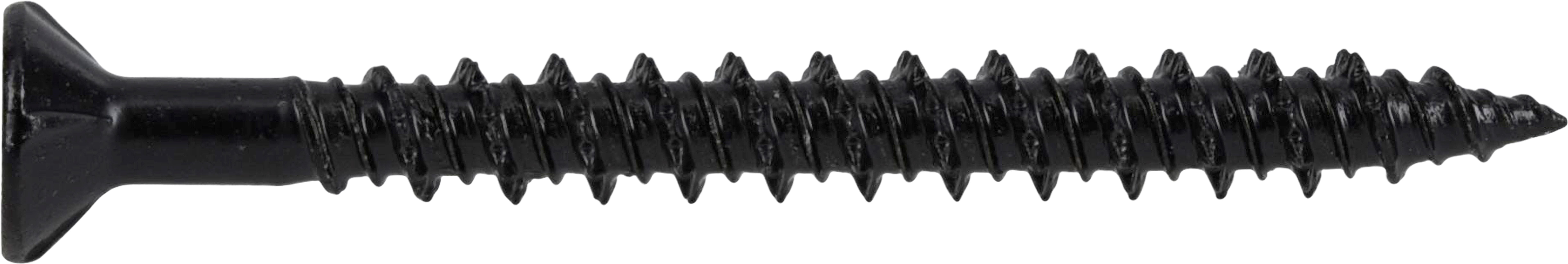 Hillman Concrete Screw Anchors, 3/16 x 2-1/4", Steel, Corrosion Resistant, Black, 12 sets