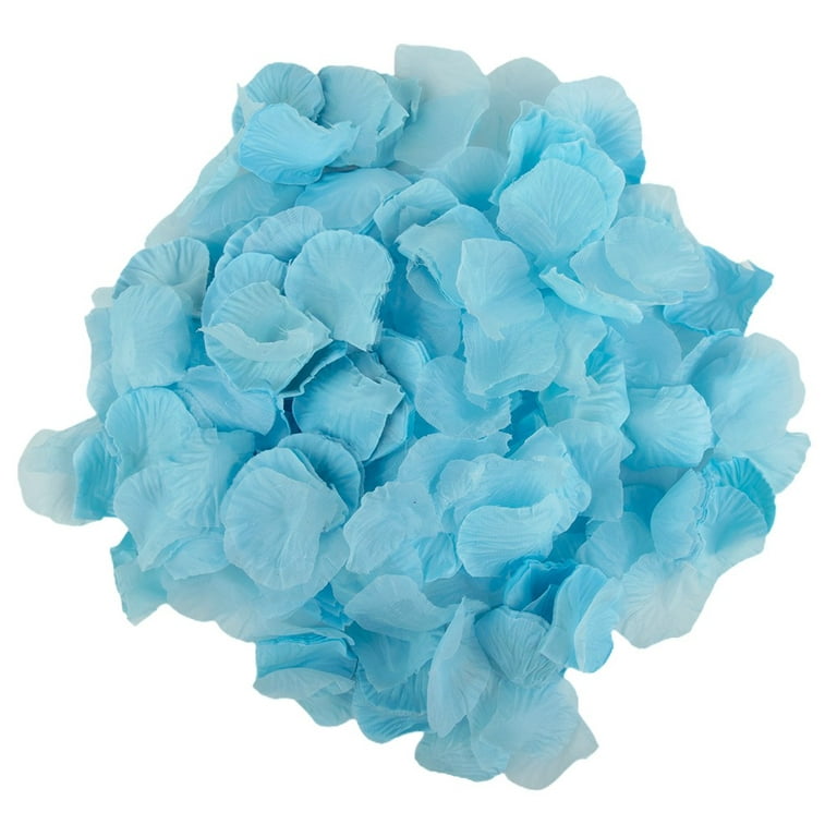 BABY BLUE SILK ROSE PETALS FLOWER TABLE DECORATION CONFETTI WEDDING PARTY