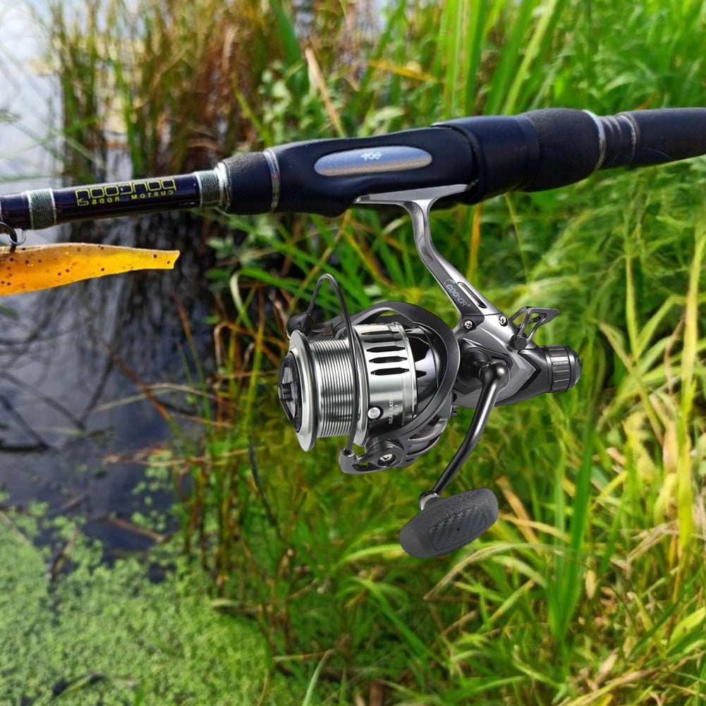 HUISZJ Spinning Fishing Reel, Metal Fishing Reel Spool Fishing Reel, Carp Fishing Accessory Fishing Tackle