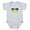 Heather Gray, variant on CafePress - I Stand With Ukraine Flag Emblem Map Pat Body Suit - Cute Infant Bodysuit Baby Romper - Size Newborn - 24 Months