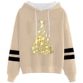 thumbnail image 1 of WILLBEST Sudaderas de Mujer Sudadera con Capucha y Cordón con Estampado Navideño Informal para Mujer 101 XX-Grande, 1 of 3