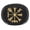 Black, variant on M Buder Healing Crystal Stone Engraved Nordic Vikings Symbol Meditation Flat Oval Gemstone for Chakra Balancing and Aura Cleansing, Purple, 7.87 inches / 20 cm