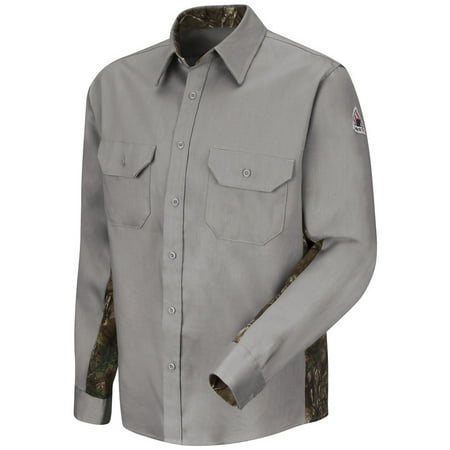 Camouflage Utility Uniform - bulwark fr grey/realtree camo uniform shirt