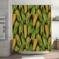 thumbnail image 5 of Honeii Corn 2 Print Shower Curtain 72x72in,Bathroom Curtain,Waterproof Fabric Shower Curtain Set with Hooks, 5 of 5