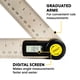 thumbnail image 3 of Buscador digital de ángulos General Tools #823, acero inoxidable, 25 cm, 3 of 6