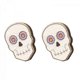 thumbnail image 1 of Halloween Coffin Moon Bat for Doll Wood Earrings Skull Candy Witch Hat Fashion Punk Ear Studs for Women Girls Accessorie, 1 of 5