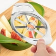 thumbnail image 4 of PAMINGONO Apple Slicer and Corer Stainless Steel Kitchen Tool Silver 1Pcs, 4 of 7