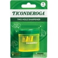 thumbnail image 1 of miduoduo-Two-Hole Pencil Sharpener, Yellow and Green, 1 Count, 1 of 4