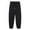 #002-Black, variant on Women's Fleece Lined Jogger Pants - Thick & Warm Sweatpants with Drawstring Waist