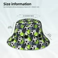 thumbnail image 6 of Naloa Football Reflective Double-Sided Bucket Hat, Sun Hat, Soft and Breathable for Gardening, Beaching, Camping, Hiking, Fishing, 6 of 9