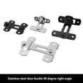 thumbnail image 4 of yingyy Stainless Steel Gate Latch Detachable Restaurant Door Lock with Screws Black, 4 of 6