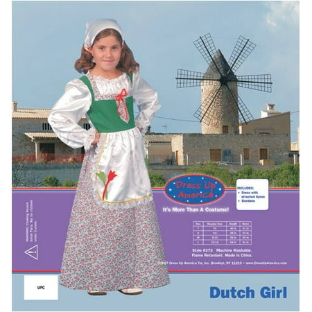 Dress Up America Dutch Girl Children's Costume