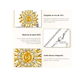 thumbnail image 4 of Joyeria Xtellar Mujer Collare De Plata 925 Collares Girasol Dijes dorado, plateado, 4 of 4