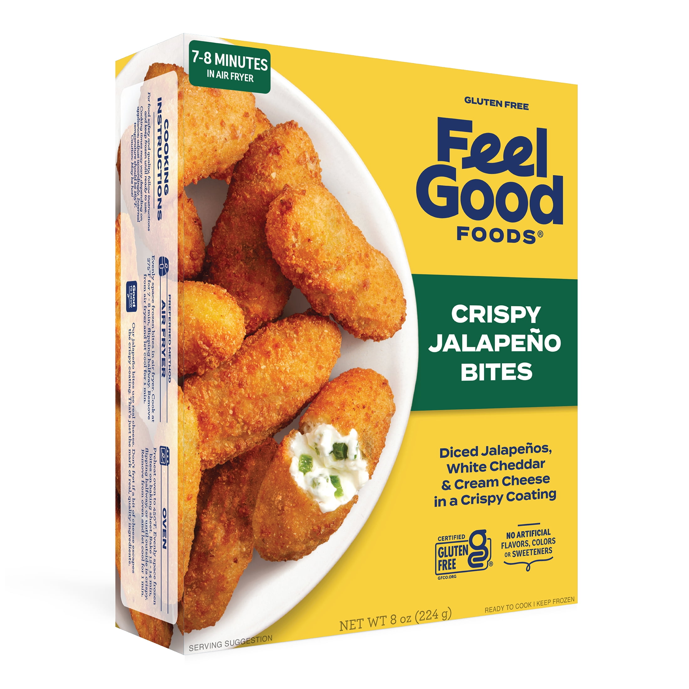 Feel Good Foods Gluten Free Crispy Jalapeño Bites - 8 Ounce