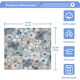thumbnail image 5 of Coolnut Watercolor Flowers Wash Cloth Set of 4, 12 x 12 Inch Cotton Baby Washcloths Highly Absorbent and Soft Feel Fingertip Towels Face Towels for Bathroom, Gym, Spa Washcloth Gift, 5 of 7