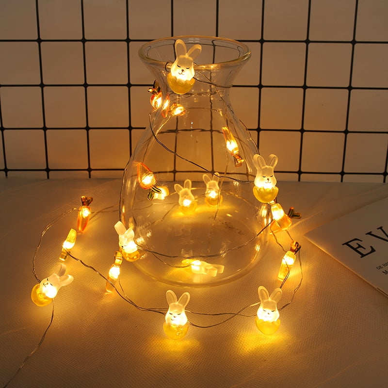 Details about   Decorative Rabbit Fairy Romantic String Light Night Mood Lamp Home Decor 