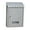 Silver, variant on Metal Rust- Mailbox 8x6x12'' Post Mail Lockable Mail Box Decorive Drop Box Case White