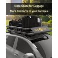 thumbnail image 5 of Towallmark 64 x 39 Inch Roof Rack Basket, Cargo Carrier, SUV Roof Rack, 200LBS Capacity with Cargo Net and Extension for Trucks SUVs Vehicles Camping, 5 of 8
