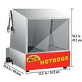 VEVOR Hot Dog Steamer, Classic Hot Dog Hut Steamer for 96 Hot Dogs & 30