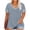 Womens T Shirts Dark Gray, variant on Womens Plus Size T Shirts S-5X Short Sleeve Oversized Tops V Neck Color Block Tshirts Tees Mothers Day Gifts