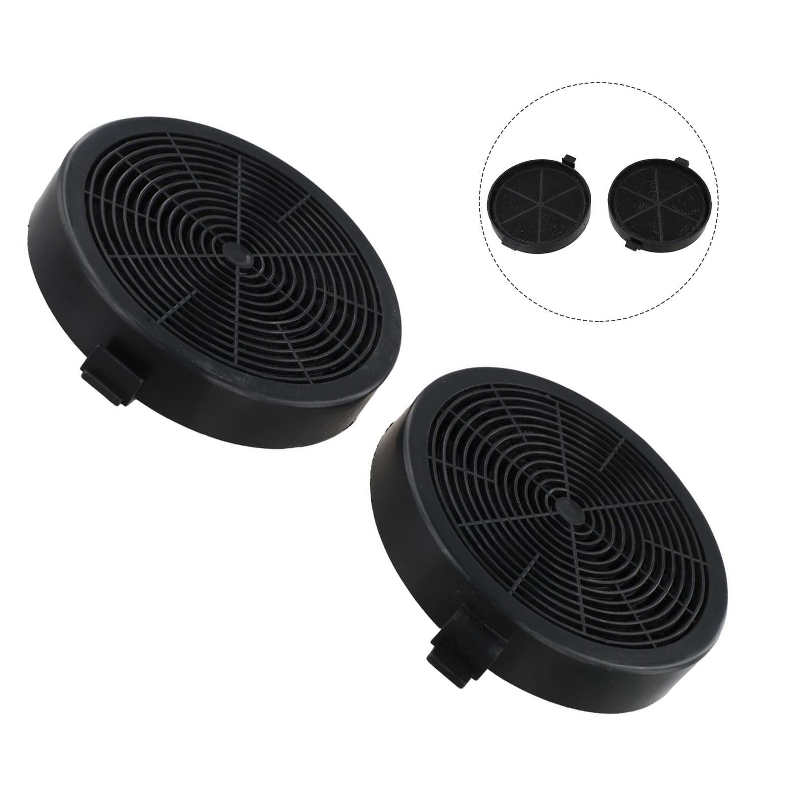 2PCS Filter Kitchen Use Range Hood Activated Carbon Filter 114*114*20MM