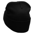 thumbnail image 2 of Floating Gift Embroidered 12 Inch Long Knitted Beanie - Black OSFM, 2 of 5