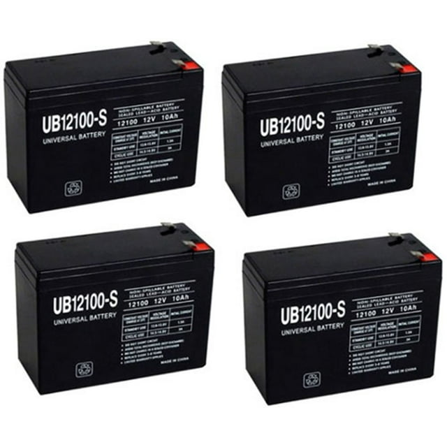 12v 10ah Schwinn S500 Fs S 500 Fs Scooter Battery 4 Pack 5180