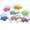S-0.86", variant on Luminous Mini Turtles Figurines, Ocean Animal Miniatures, Home Garden Birthday Party Favor, 10 Color Mixed