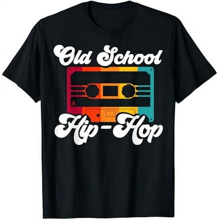Retro Old School Hip Hop 80s 90s Mixtape Cassette Gift T-Shirt