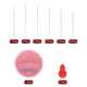 thumbnail image 3 of Agujas de coser Uxcell 0.03" Diámetro 6 tamaños de agujas surtidas con 2 enhebradores y estuche de almacenamiento rosa 30 piezas, 3 of 7