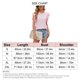 thumbnail image 4 of Mujer Cuello Redondo Ojal Tops Sueltos Doble Capa Volantes Trim Sin Mangas Blusa Camisetas para Verano, 4 of 6