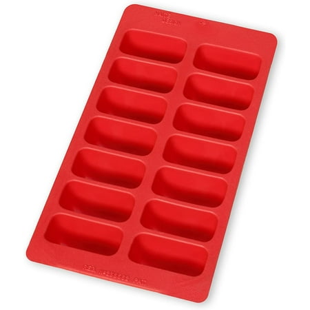 

Rectangular Ice Cube Tray Red