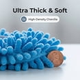 thumbnail image 5 of Mop Slippers Shoes 1 Pairs (2 Pieces) - Microfiber Cleaning House Mop Slippers Floor Cleaning Tools Shoe Cover Soft Washable Reusable Chenille Foot Socks Floor Cleaning Tools Shoe Cover, 5 of 7