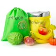 thumbnail image 2 of 2 Sacs Porte-Banane et Fruits, Sacs de Rangement Réutilisables pour Réfrigérateur, Sacs de Rangement pour Légumes avec Cordon, Sacs pour Pommes de Terre Oignons Laitue pour Réfrigérateur Cuisine, Sacs de Conservation des Produits, 2 of 8