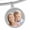 Silver, variant on Additional Round Photo Charm for Expandable Bracelet - Additional Silver Tone Expandable Charm