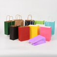 thumbnail image 3 of Bolsa de papel Kraft con asas, bolsa reciclable multifunción para compras, 5/10/20/30 piezas, 3 of 5