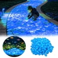 thumbnail image 1 of Glowing Pebbles for Garden Luminous Stones Night Light Outdoor Fairy Decorative Aquarium Tank Rocks, 1 of 3