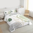 thumbnail image 3 of Castle Fairy Tree Leaves Twin Comforter Sets,Stripes Bedding Set, 3 of 8