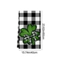 thumbnail image 2 of Eoozwa St. Patrick's Day Kitchen Towel Irish Lucky Shamrock Dish Towel Watercolor Gnome Hand Towels Reusable Tea Towel for Holiday Cooking Baking Drying Cleaning Wipes Home Decor, 2 of 6