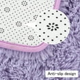 thumbnail image 6 of Noahas Fluffy Shaggy Rugs, 4x6 Feet Purple Plush Rugs for Girls Bedroom, Soft Kids Room Carpets,Bedside Rug, Upgrade Non-Slip Rugs for Children Nursery Dorm Home Decor, Purple, 6 of 6