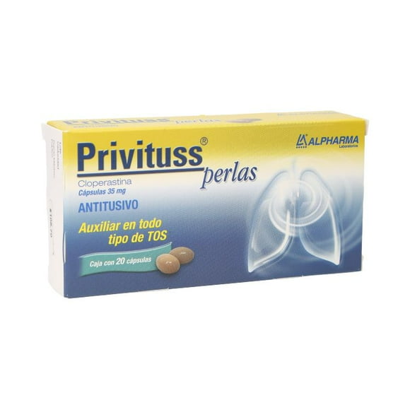 Privituss 35 mg perlas 20 pzas
