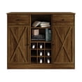 thumbnail image 3 of Castle Place Rustic Sideboard Buffet Cabinet, Brown, 3 of 11