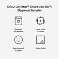 thumbnail image 7 of Cricut Joy Xtra Smart Iron-On Vinyl Sampler, Elegance (3 ct), 9.5" x 12", 7 of 7