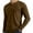 AA01-Brown, variant on Men's V Neck Long Sleeve Shirts Casual Henley Cotton T-Shirts Slim Fit Longline Tee Shirts Dark Gray 2XL