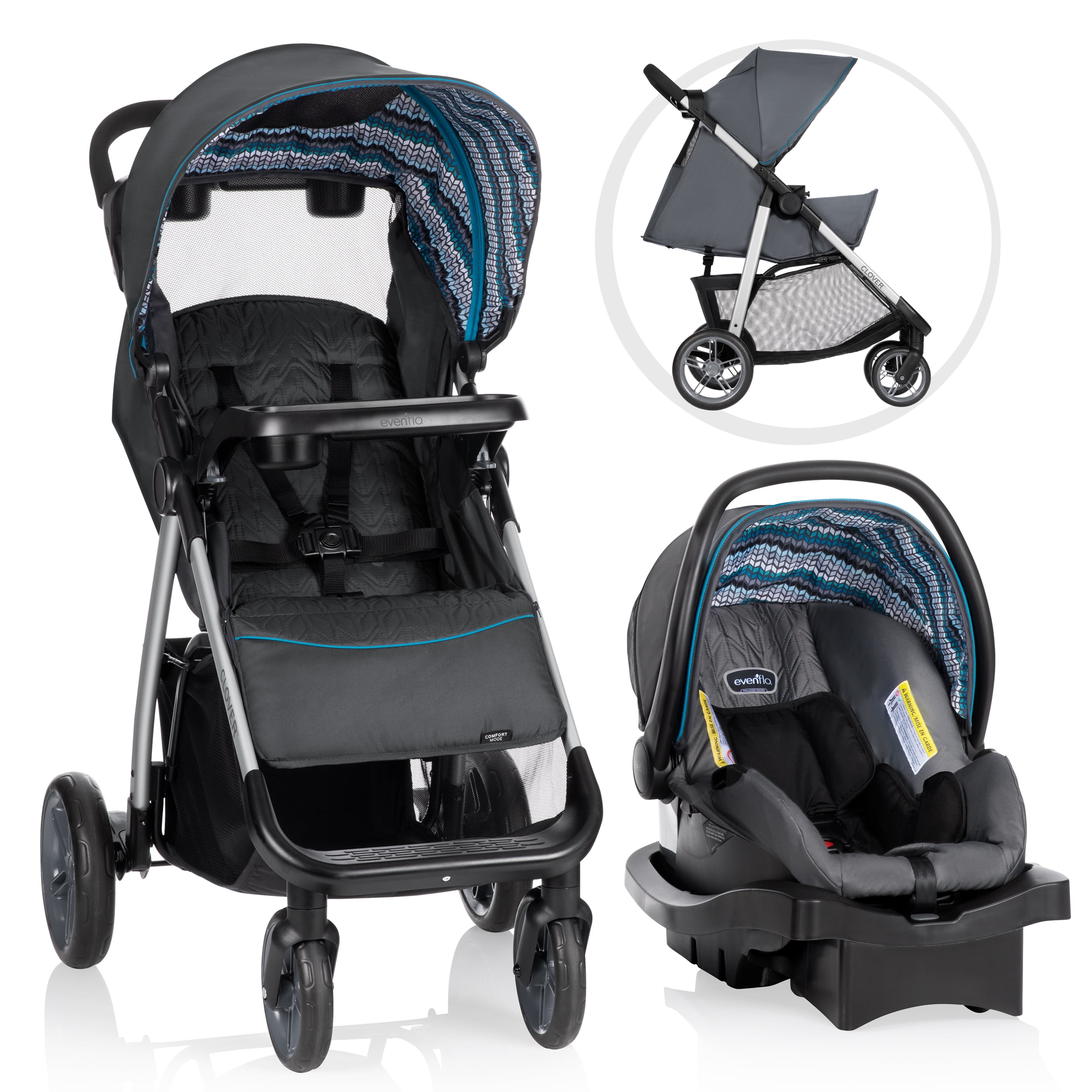 evenflo clover sport travel system reviews