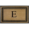 thumbnail image 1 of First Impressions Markham Border Double Door, Doormat, Monogrammed E, X-Large, 30"X48", 1 of 1