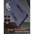 thumbnail image 4 of Poetic Neon Case for Samsung Galaxy S22 Plus 5G, Dual Layer Heavy Duty Drop Protection, Navy Blue, 4 of 6