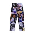 thumbnail image 4 of Music Rod Wave Men's Pajama Pants With Pockets Fashion Cozy Daily Lounge Sleep Pants Sleepwear XX-Large, 4 of 8