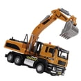 thumbnail image 1 of Engineering Excavator, Pull Back Engineering Excavator 1/50 Brown Yellow   for Gift, 1 of 8